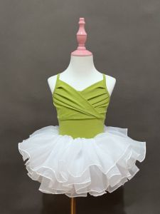 Đồ Khiêu Vũ Ballet Mùa Hè Cho Trẻ Em Áo Lưới Xếp Nếp Áo Tập Luyện Áo Biểu Diễn Váy Puffy Đầm Khiêu Vũ Ballet Dễ Thương