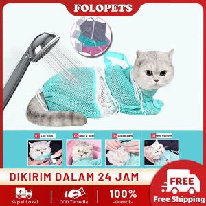 FOLOPETS Grooming Bag Kucing: Tas Mandi Kucing yang Praktis & Aman