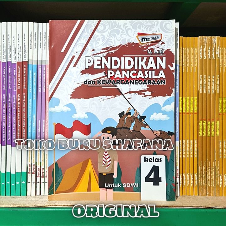 Buku Pendidikan Pancasila Ppkn Kelas 4 Sd Mi Kurikulum Merdeka Cv