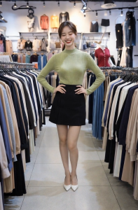 Stella Womens Turtleneck Long Sleeve Casual Bottoming Shirt Autumn And Winter Hedging All-Match slim-fitting T-Shirt