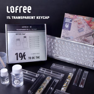 lofree keycap1%  transparent  Mechanical keyboard  DIY  Keycap  Bluetooth  wireless  Transparent key cap Keyboard Accessories