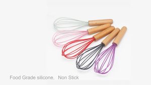 (GGK)Kocokan telur ganggang kayu silikon /kocokan telur/kocokan telur manual kocokan telur silicone