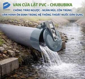 Van Cửa Lật - Van 1 Chiều D90 - Chống trào ngược ngăn mùi ngăn côn trùng hiệu quả.