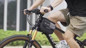 West Biking | WEST BIKING 3-IN-1 Túi Đựng Xe Đạp Top Tube Tương Thích Màn Hình Cảm Ứng Giá Đỡ Điện Thoại Cho Điện Thoại Dưới 7 Inch Phụ Kiện Xe Đạp Bằng Vải Oxford Màu Đen