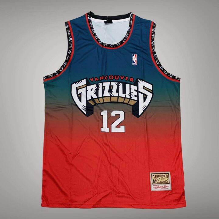 Red hot sale grizzlies jersey