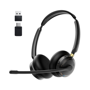 Acer | Acer Wireless Headset with Mic for Work Bluetooth 5.3 & 2.4G Headset for Clear Call & Meeting Work Headset with Charge Stand
