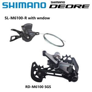 SHIMANO DEORE SL-M6100 Right RD-M6100 SGS 12 Speed Shifter Rear Derailleur Original For Mountain Bikes MTB Riding Parts