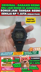 JAM TANGAN DIGITEC ORIGINAL - JAM DIGITEC DG-5169TBK JAM DIGITEC DG5169 JAM DIGITEC 5169 JAM DIGITEC DG5169TBK - Men TR - Resin - Hitam - Diameter 4 CM - Jamdunia / Jam dunia JD18 JAM TANGAN PRIA JAM PRIA JAM TANGAN ANTI AIR # S003