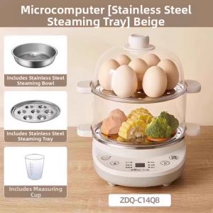 [China Plug Without Adapter] Bear | Automatic Egg Steamer with Timer