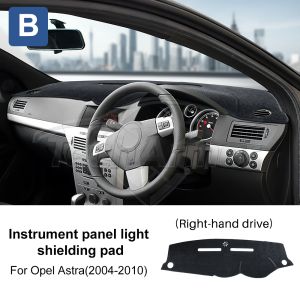 Opel Astra 2004-2010 Tấm Che Bảng Điều Khiển Ô Tô Bằng Vải Nỉ Tấm Che Nắng Bảo Vệ Chống Tia Cực Tím Phụ Kiện Nội Thất Chống Trượt Thảm