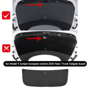For Tesla European Model Y Juniper Leather Trunk Tailgate Guard Pad Trunk Cargo Liner Protective Anti-dirty Pad Car Accessories