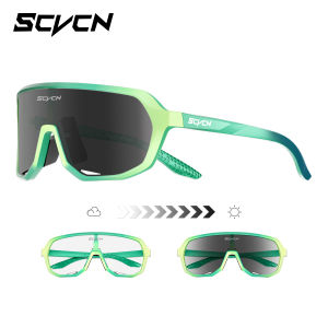 SCVCN Outdoor Photochromic Cycling Glasses Bike Sunglasses Men UV400 Eyewear Sports MTB Goggles Bicycle Women Hiking Sunglasses
