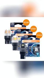 Osram | Đèn Tín Hiệu LED OSRAM T20 9705Y Màu Vàng 12V 2.5W W3X16d Cặp Đèn Nội Thất Xi Nhan Ô Tô Nâng Cấp Cho Hệ Thống Lái Xe SL Advance