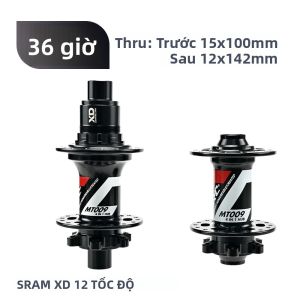 Bộ Bạc Đạn Moay-ơ Xe Đạp Leo Núi ARC MTB 6 Chấu 28-36 Lỗ Trục Xuyên Tâm/thẳng Tương Thích Với Trục Trước & Sau 10x135 12x142 9x100 15x100
