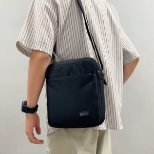 MENSPE Mens Bag Fashion Single-shoulder Bag Multi-pocket Messenger Bag Casual Simple Large Capacity Bag Portable Crossbody Bag Shoulder Bag Business Bag