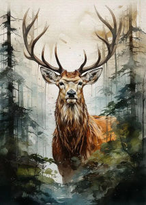 Acrylic Paint By NumbersVintage Wild Jungle Animal Painting By Numbers On Canvas Coloring By Number For Adults Paint Digital Art