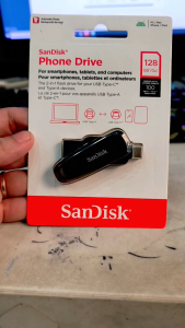 USB OTG Sandisk SDDDC6 Phone Drive 64GB / 128GB / 256GB TypeC 3.1 tốc độ 100MB/s - vỏ nhựa chống nhiễm điện (Đen) Nhat Tin Authorised Store
