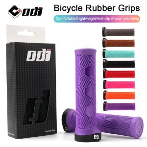 Odi | ODI Rubber Lock-on Handlebar Grips for MTB Dirt Jump Off-Road & Folding Bikes Shock-Absorbing Anti-Slip