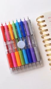 Bút gel bấm 0.5 Chosch 8698 nhiều màu phù hợp để viết tiêu đềm chú thích phân loại note v.v....