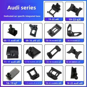 Audi Car Phone Holder Base Special Vehicle Mobile Phone Stand for A3 A4 LA5 A6L Q2 Q3 Q5L Q7 Q8 A1 Dashboard Mount Universal