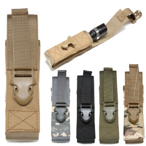 Outdoor Flashlight Pouch Tactical Tool Kit Portable Molle EDC Tool Waist Bag Field Sport Camping Hiking Hunting Accessories