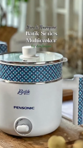 Pensonic Batik Series Multi Cooker (1.5L) PMC-1503B - 1.5 Liter Capacity Dry Boil Protection Adjustable Heat Setting 1 Year Warranty MS Certified