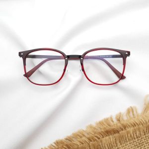 Kacamata Progresif Baca dan Jalan Lensa Photocromic Pria Dan Wanita Usia 40 Tahun Keatas Frame 6011 | Kacamata Anti Radiasi Multifungsi Double Fokus - HJS