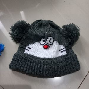 Kupluk Bayi pompom/Kupluk Anak Doraemon