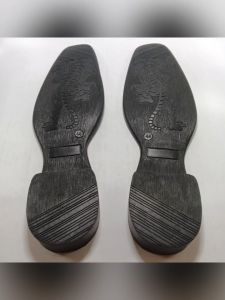 Sol Sepatu Outsole Pantofel Lancip Tiger Size 38 s/d 44 - Shoes Pria TPR Hitam
