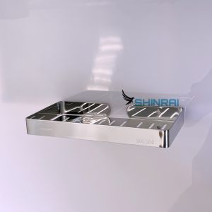 Dán Tường - Keo Sealant FIX ) Khay Đựng Bánh Xà Phòng  Kệ Đựng Xà Bông Tắm INOX SUS304 Loại Dày 1.8mm