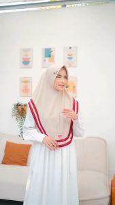 Hijab jilbab kerudung instant bergo pet jersey premium stella MOANA ANAFA