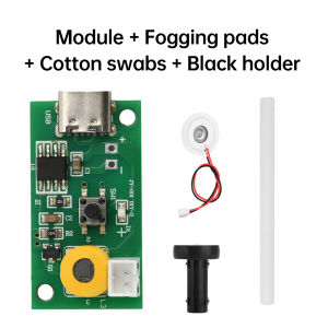 diymore | Adjustable Fog Volume Humidifier Module Micro Porous Atomization Three Gear Control Board Type C Interface Ultrasonic Atomizer