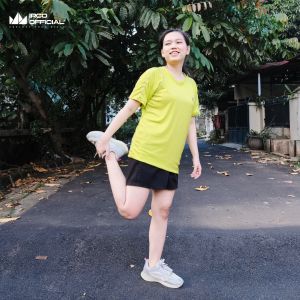 IRCO Baselayer Gunung Wanita Quickdry Lengan Pendek Adem Lembut - Baju Manset Olahraga Trail Running