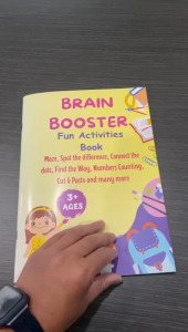 Activity Book/ Brain Booster Fun Activities Book for Kids Age 3+