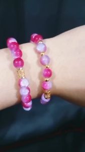 Purple Bracelet Acrylic Beads