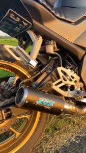 KNALPOT DOS GP SUARA NGKER SARINGAN 1/4 SARTENG SARBOR UNTUK SEMUA MOTOR