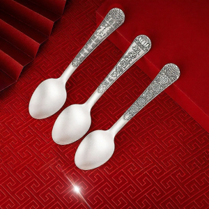 Pure Silver Tableware Set Home & Dining Spoons