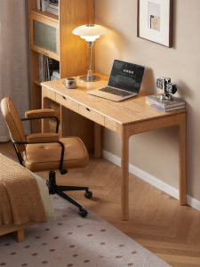 YUANSHI YUANSU | Modern Minimalist Solid Wood Desk
