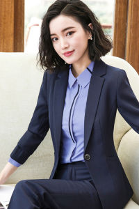 Professional Womens Business Suit Set Hotel Interview Workwear Fashionable Spring Autumn New Arrival Three Piece Set