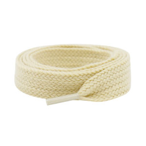 New Style 2.2cm Wide Flat Polyester Shoelaces Solid Color High-Quality High-Aesthetic Girls Shoe Strings
