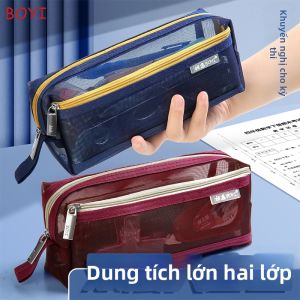 ZEEGO | Túi Đựng Bút Hai Lớp cho Học Sinh Tiểu Học và Trung Học