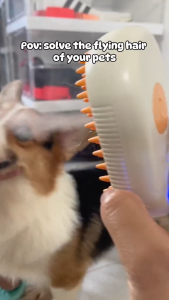 Cat Steam Brush Steamy Dog Brush 3 In 1 Electric Spray Cat Hair Brushes For Massage Pet Grooming Comb Hair Removal Combs Pet Products