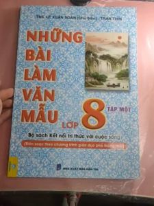 Sách - Những bài làm văn mẫu lớp 8 - Kết nối tri thức với cuộc sống (Lê xuân Soan)