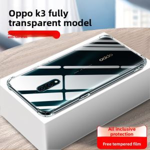 RISEOUS | Shockproof Corner Airbag Transparent Silicone Case For Oppo Models