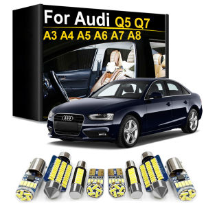 For Audi A3 S3 8L 8P 8V A4 S4 B5 B6 B7 B8 A5 S5 A6 S6 C5 C6 C7 A7 S7 A8 S8 D3 Q5 SQ5 Q7 4L Interior LED Light Kit Canbus