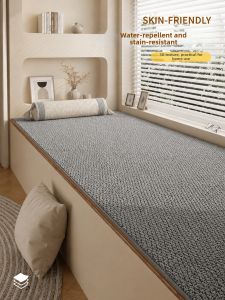 xy | Flax-like Water-resistant Cat-proof Window Bench Cushion