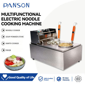 PANSON Electric noodle cooker 2/4/6 hole cooker Stainless steel commercial Spicy Hot Pot pot