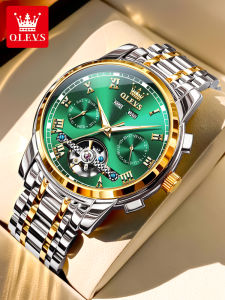 OLEVS | Đồng hồ cơ tự động lộ máy chống nước cho nam