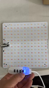 LED Grow Lights Full Spectrum with Adjustable Blue White Red for Indoor Plants Aluminum all0y
