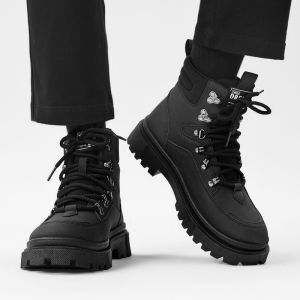 High-Top Mens Martin Boots 2025 New Autumn Black Thick Bottom Wear-Resistant British Style Motorcycle Riding Work Boots